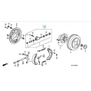 سلندر فرامل خلفي