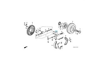 ذراع الفرامل الخلفية اليمين