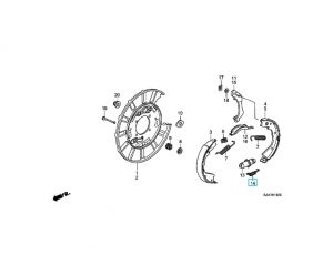 سستة أقمشة فرامل ب