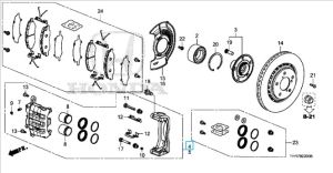 كليبر فرامل أمامي يمين