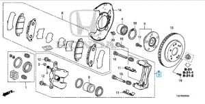 كليبر فرامل أمامي يسار
