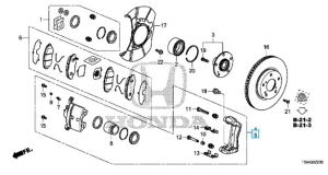 كليبر فرامل خلفي يسار