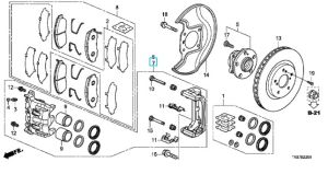كليبر فرامل أمامي يسار