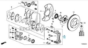 كليبر فرامل أمامي يسار