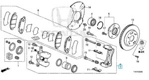 كليبر فرامل خلفي يسار