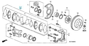 فحمات فرامل أمامية
