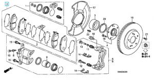 فحمات فرامل أمامية