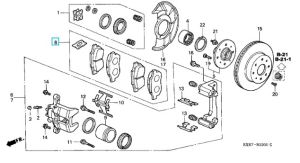 فحمات فرامل أمامية