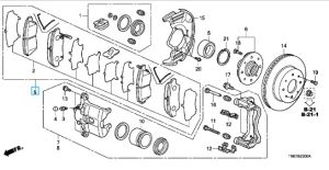 فحمات فرامل أمامية