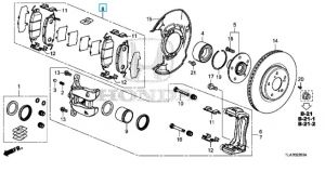 فحمات فرامل أمامية