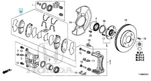 فحمات فرامل أمامية