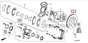 هوب فرامل أمامي