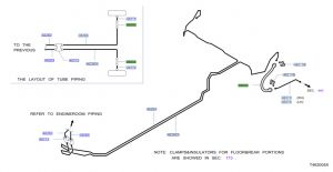 خرطوم زيت فرامل خلفي