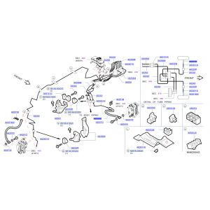 خرطوم زيت فرامل أمامي