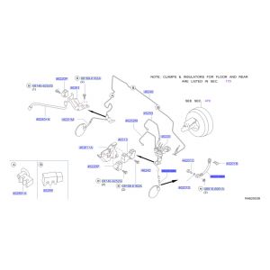 خرطوم زيت فرامل أمامي