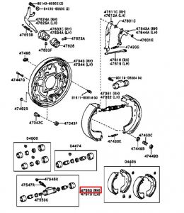 سلندر فرامل خلفي