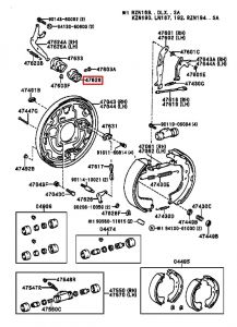 قاعدة ميزانية فرامل خلفية