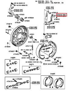صاجة ميزانية الفرامل الخلفية يمين