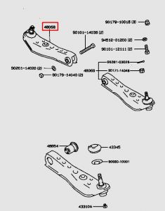 مقص أمامي سفلي يمين رقم 1