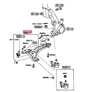 مقص أمامي سفلي يمين رقم 1