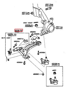 مقص أمامي سفلي يمين رقم 1