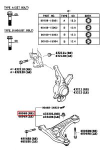 مقص أمامي سفلي يمين رقم 1