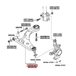 مقص أمامي سفلي يمين