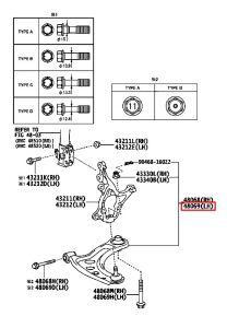 مقص أمامي سفلي يسار