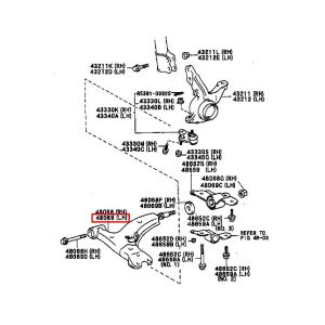 مقص أمامي سفلي يسار