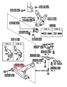 مقص أمامي سفلي يسار