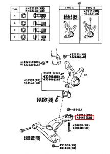 مقص أمامي سفلي يسار