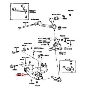 مقص أمامي سفلي يسار