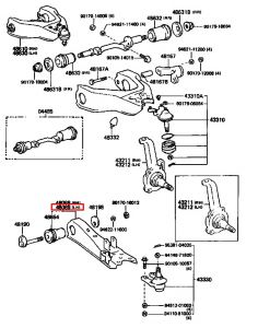 مقص أمامي سفلي يسار