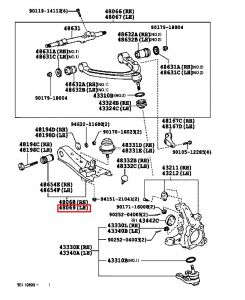 مقص أمامي سفلي يسار
