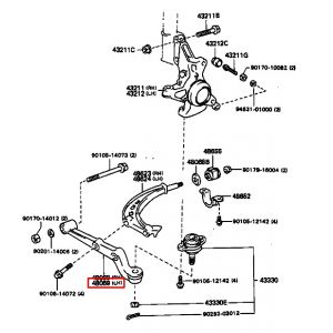 مقص أمامي سفلي يسار