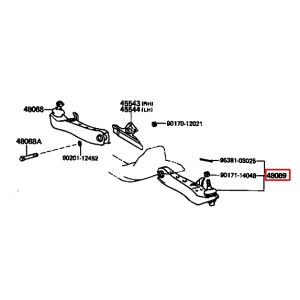 مقص أمامي سفلي يسار رقم 1