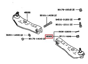 مقص أمامي سفلي يسار رقم 1