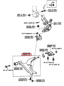 مقص أمامي سفلي يسار