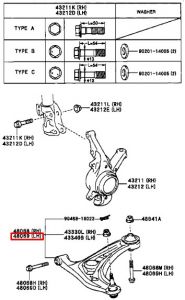 مقص أمامي سفلي يسار