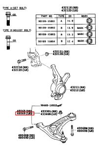 مقص أمامي سفلي يسار رقم 1