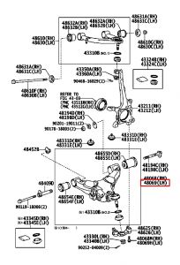 مقص أمامي سفلي يسار رقم 1