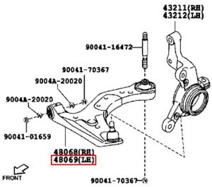 مقص أمامي سفلي يسار