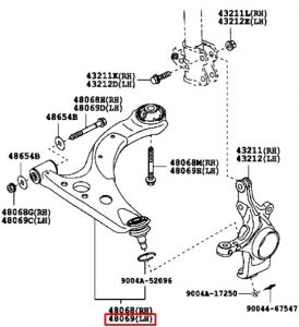 مقص أمامي سفلي يسار