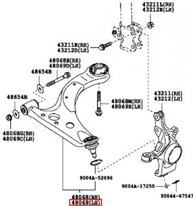 مقص أمامي سفلي يسار