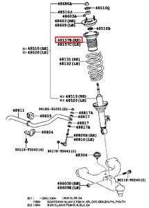 جلدة حماية السستة الأمامية يمين