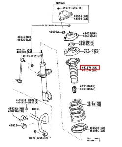 جلدة حماية السستة الأمامية يمين