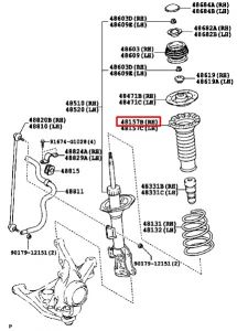 جلدة حماية السستة الأمامية يمين