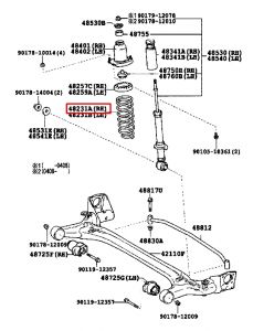 سستة مساعد خلفي يمين