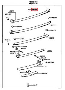 صامولة مسمار وسط سسته خلفية
