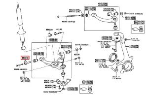 مسمار وزنية مقص أمامي